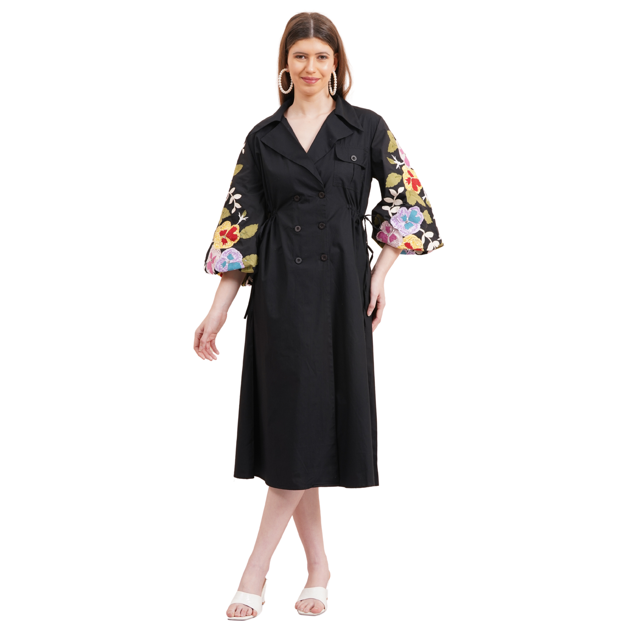 'VIVENNE' Embellished Dress