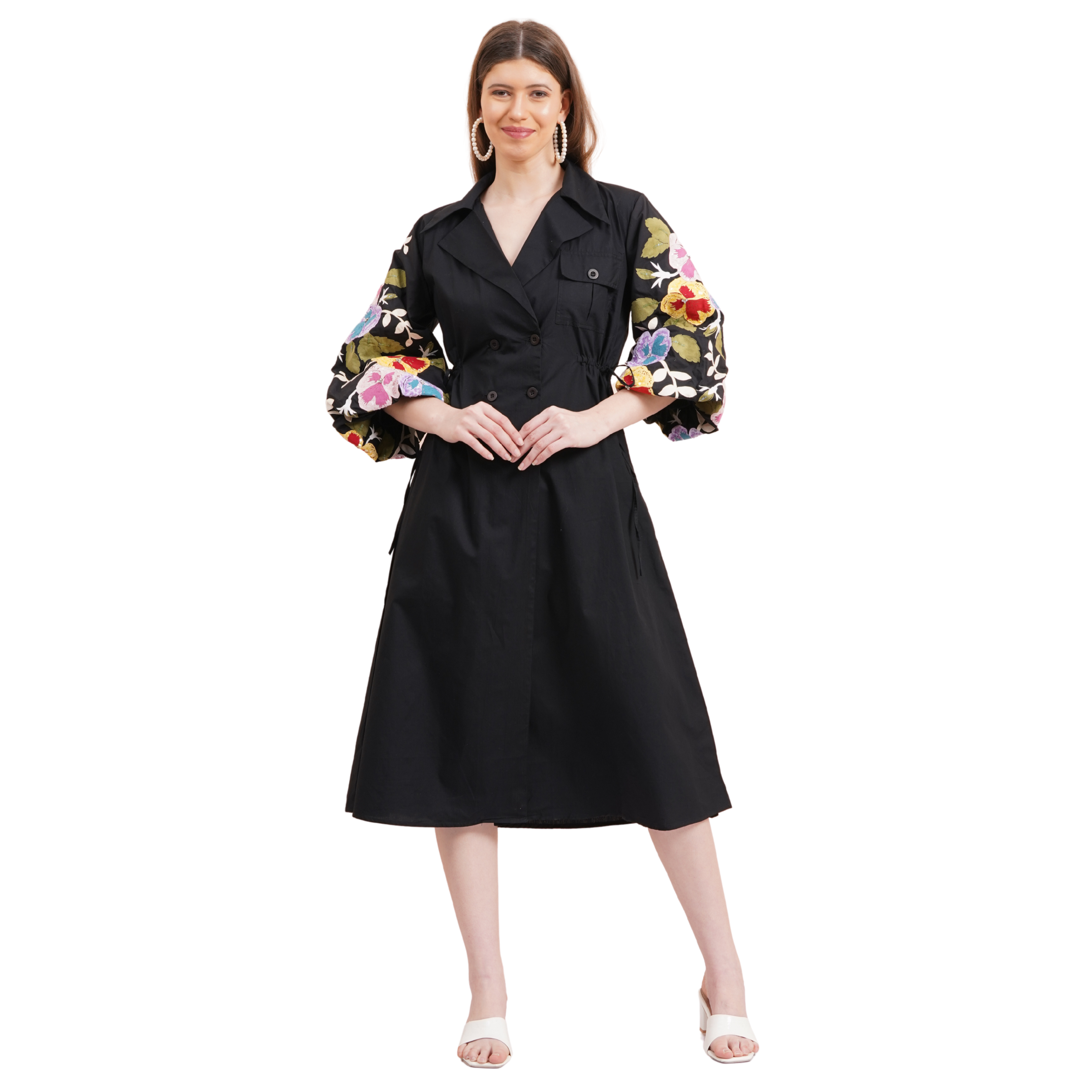 'VIVENNE' Embellished Dress