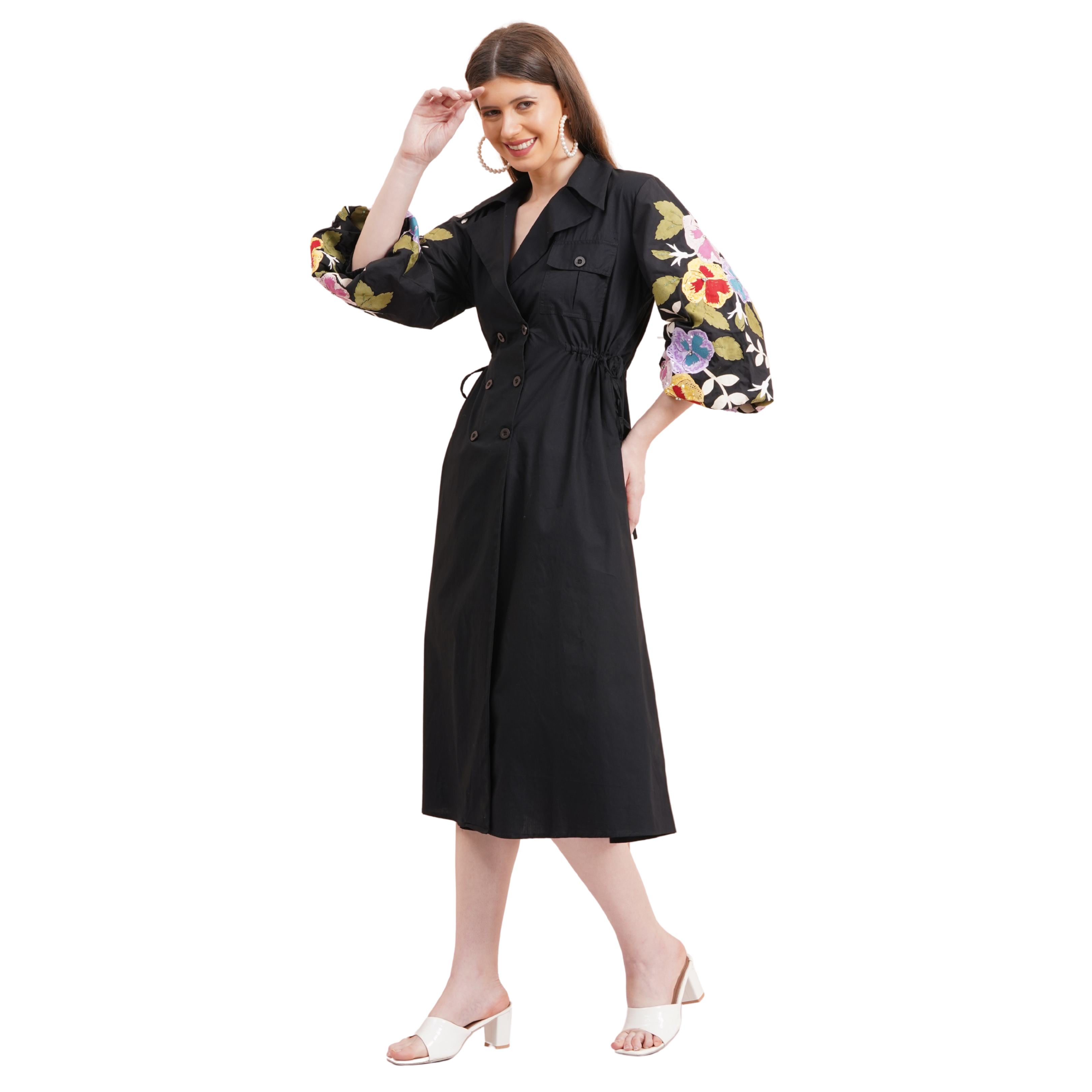 'VIVENNE' Embellished Dress