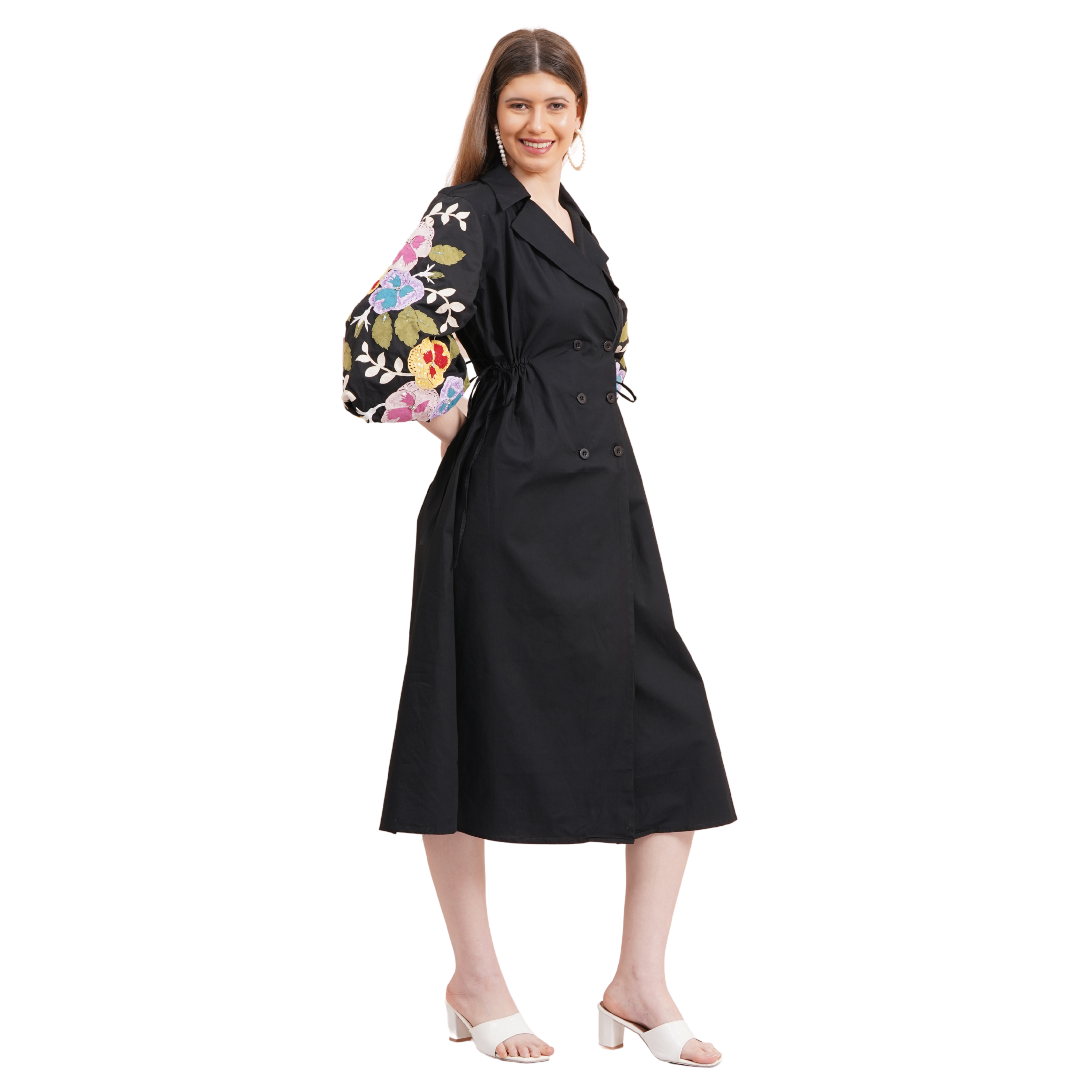 'VIVENNE' Embellished Dress