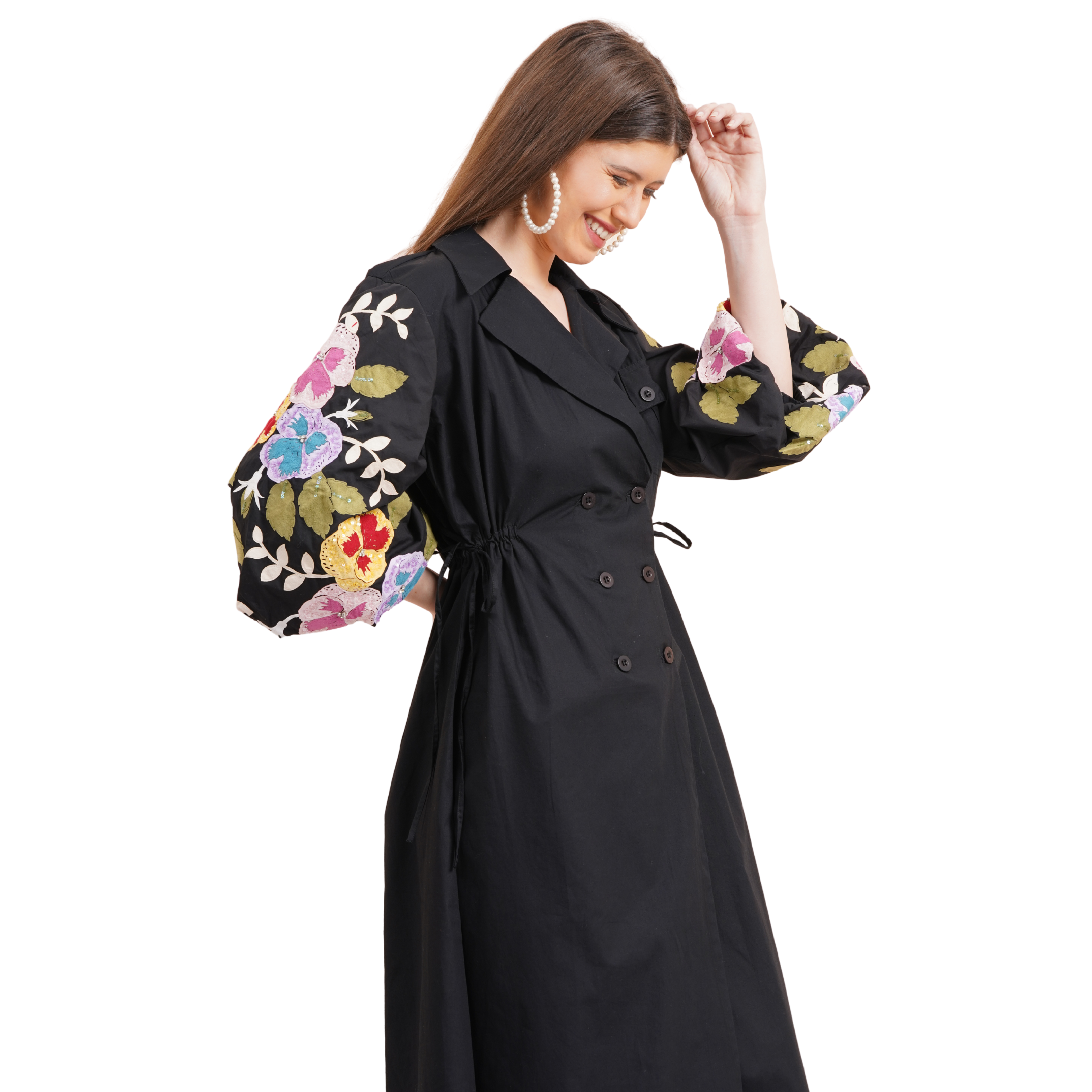 'VIVENNE' Embellished Dress