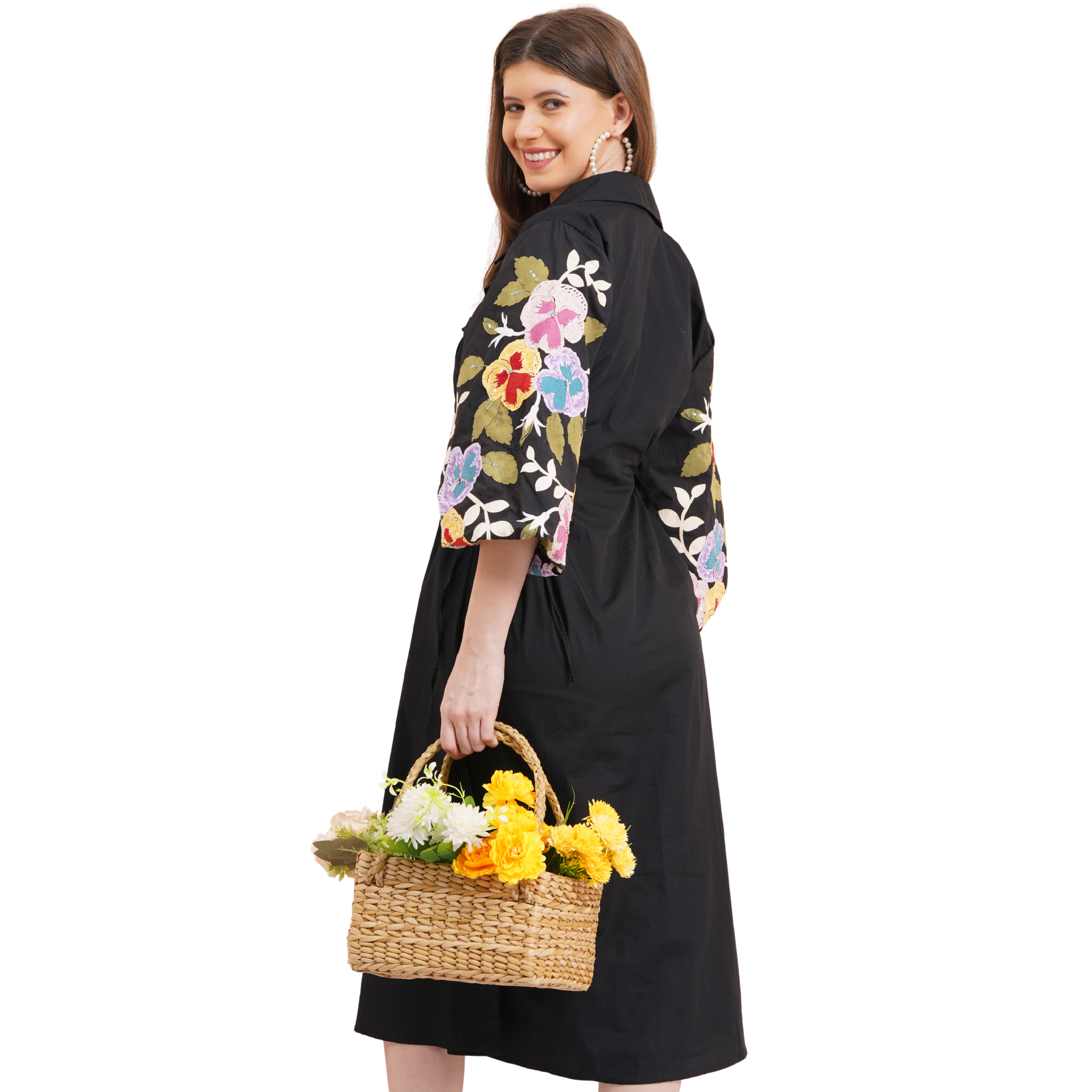 'VIVENNE' Embellished Dress