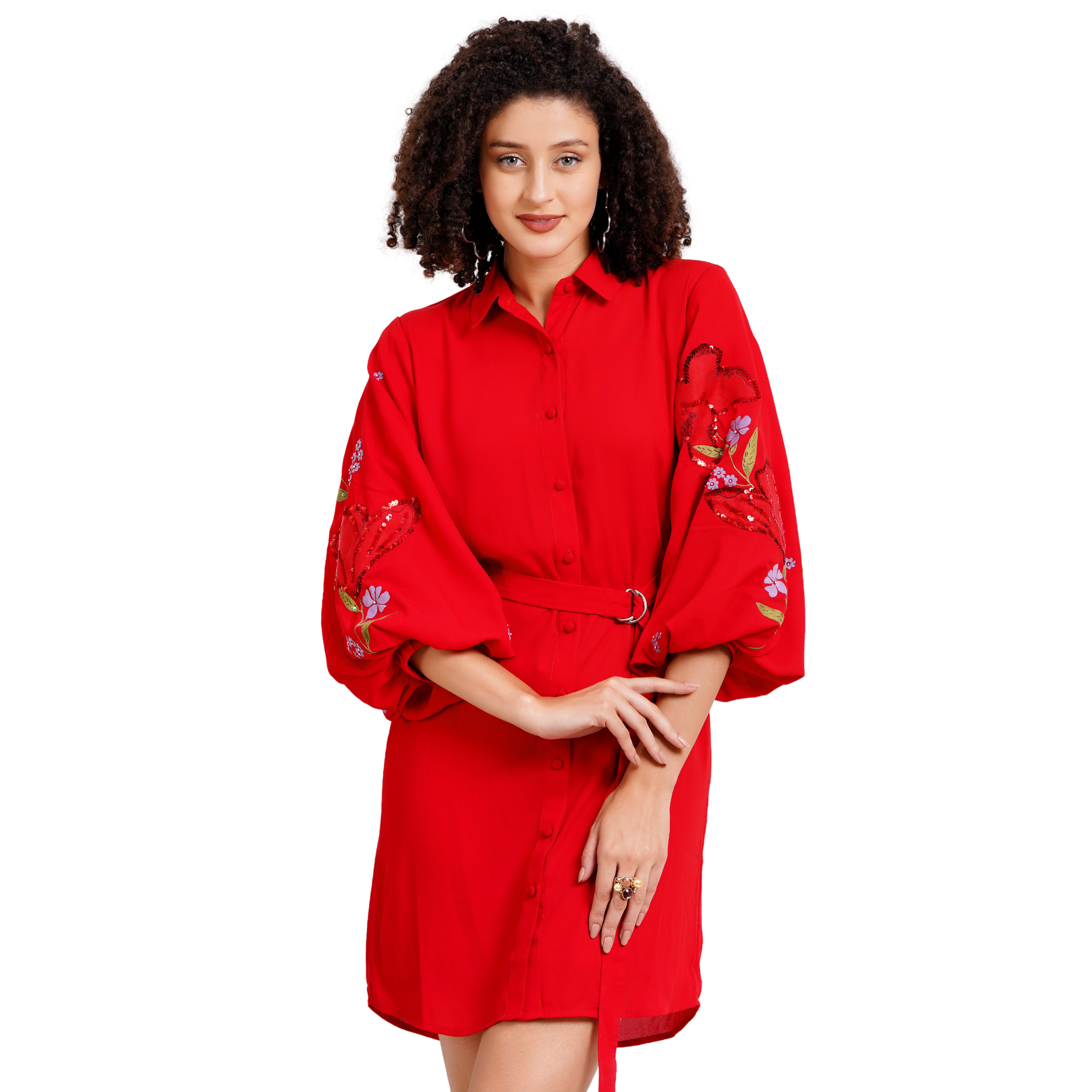 'MINA' Embellished Dress