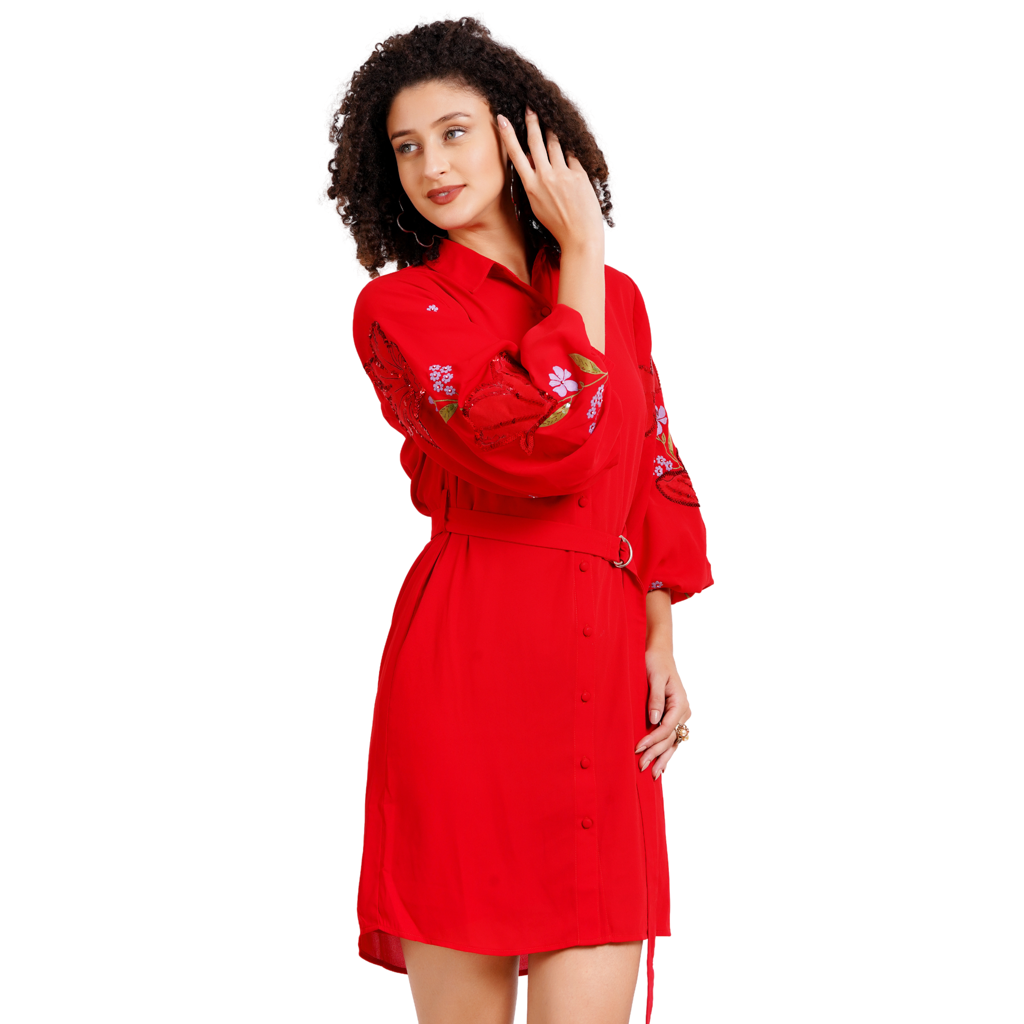 'MINA' Embellished Dress