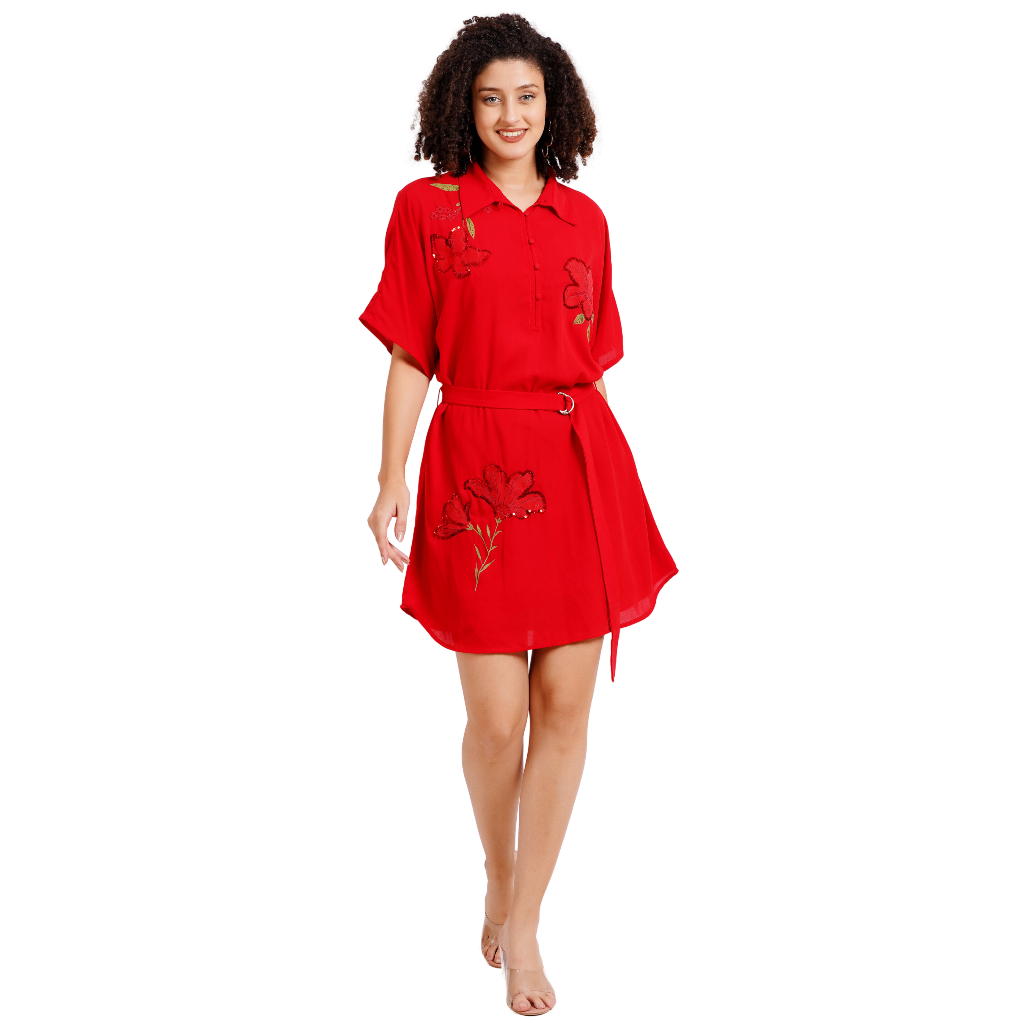 Classic Red Gerogette Dress